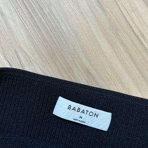 Babaton Ribbed Tube Cropped Top